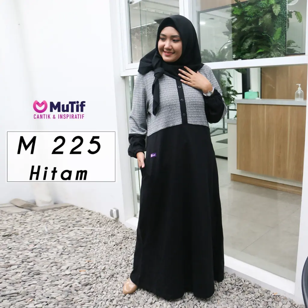225 Hitam - Mini Jacquard Grey M (1).webp