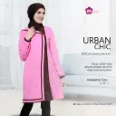 Tunik Mutif 146 Shocking Pink - Coklat Kopi