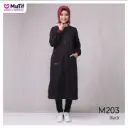 Tunik Mutif 203 Hitam - Maroon