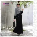 Gamis Mutif 225 Hitam - Mini Jacquard Grey