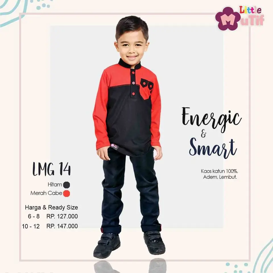 LMB 14 Hitam - Merah Cabe