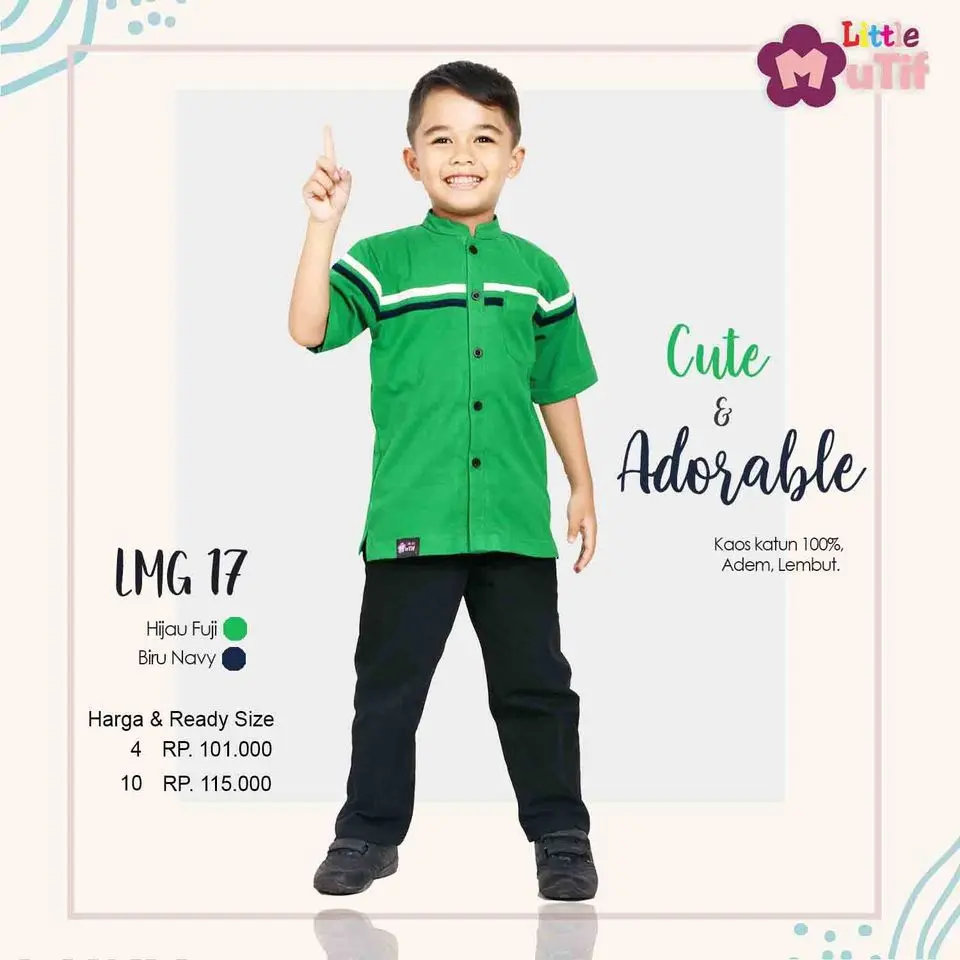 LMB 17 Hijau Fuji - Biru Navy