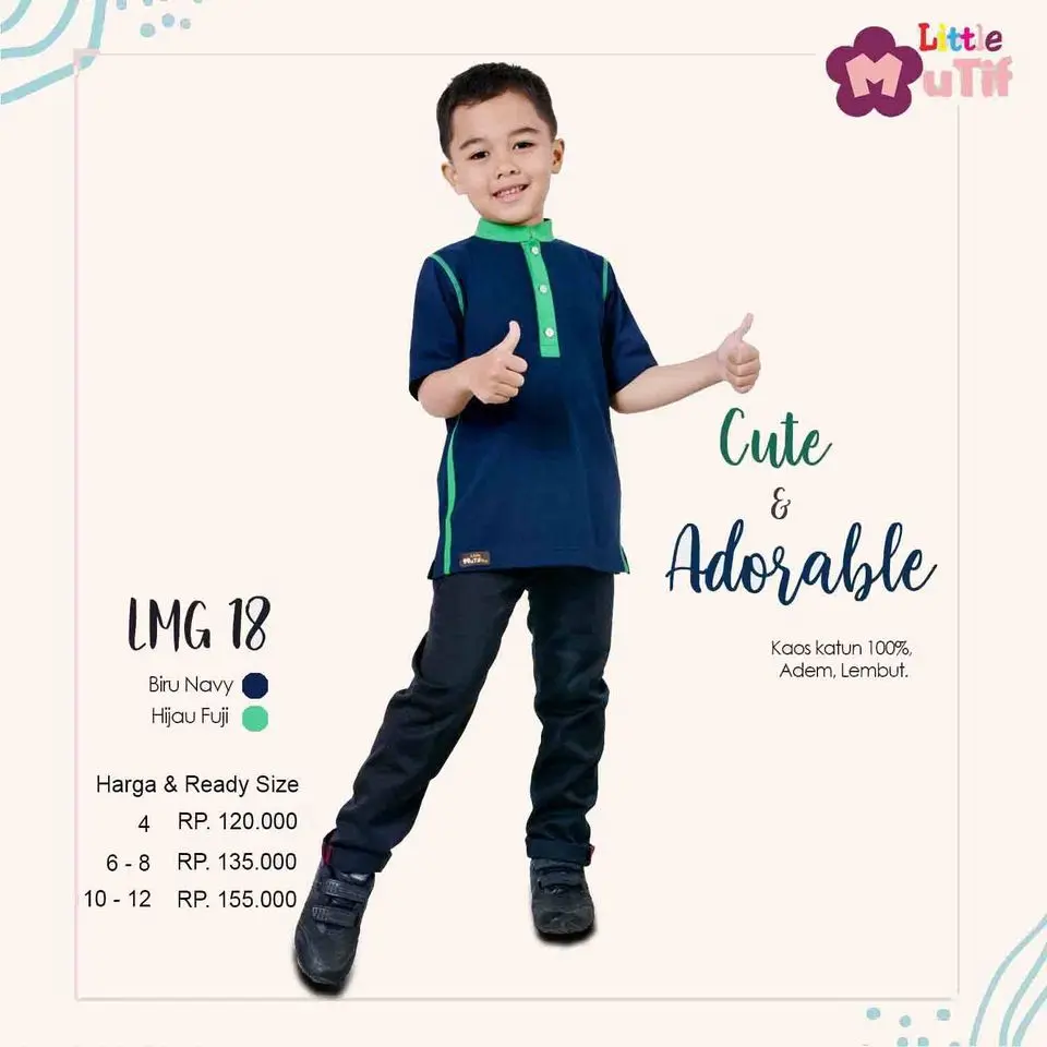 LMB 18 Biru Navy - Hijau Fuji