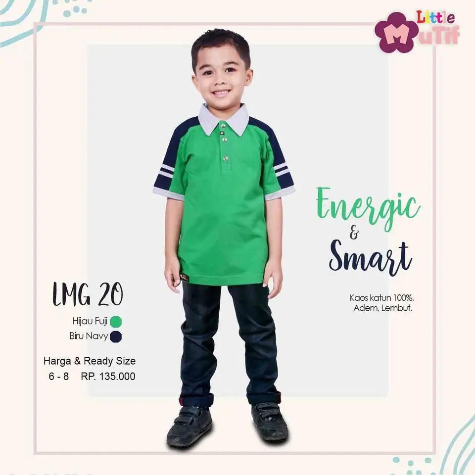 LMB 20 Hijau Fuji - Biru Navy