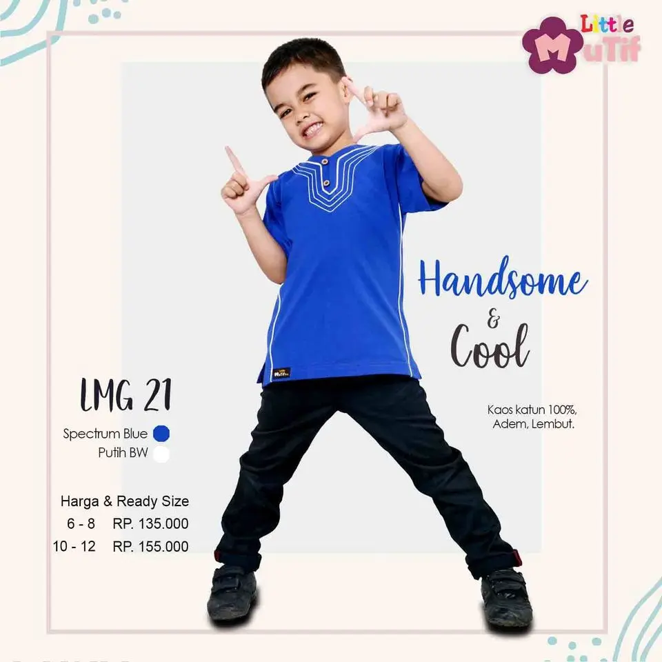 LMB 21 Spectrum Blue - Putih BW