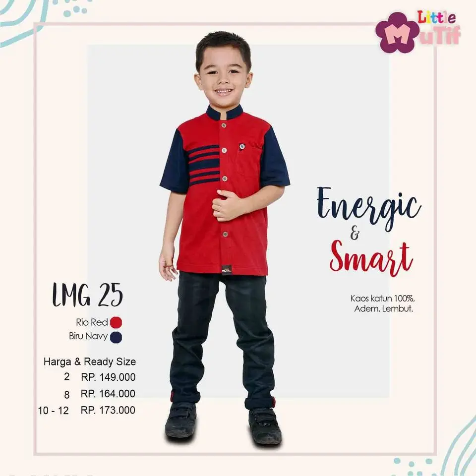 LMB 25 Rio Red - Biru Navy