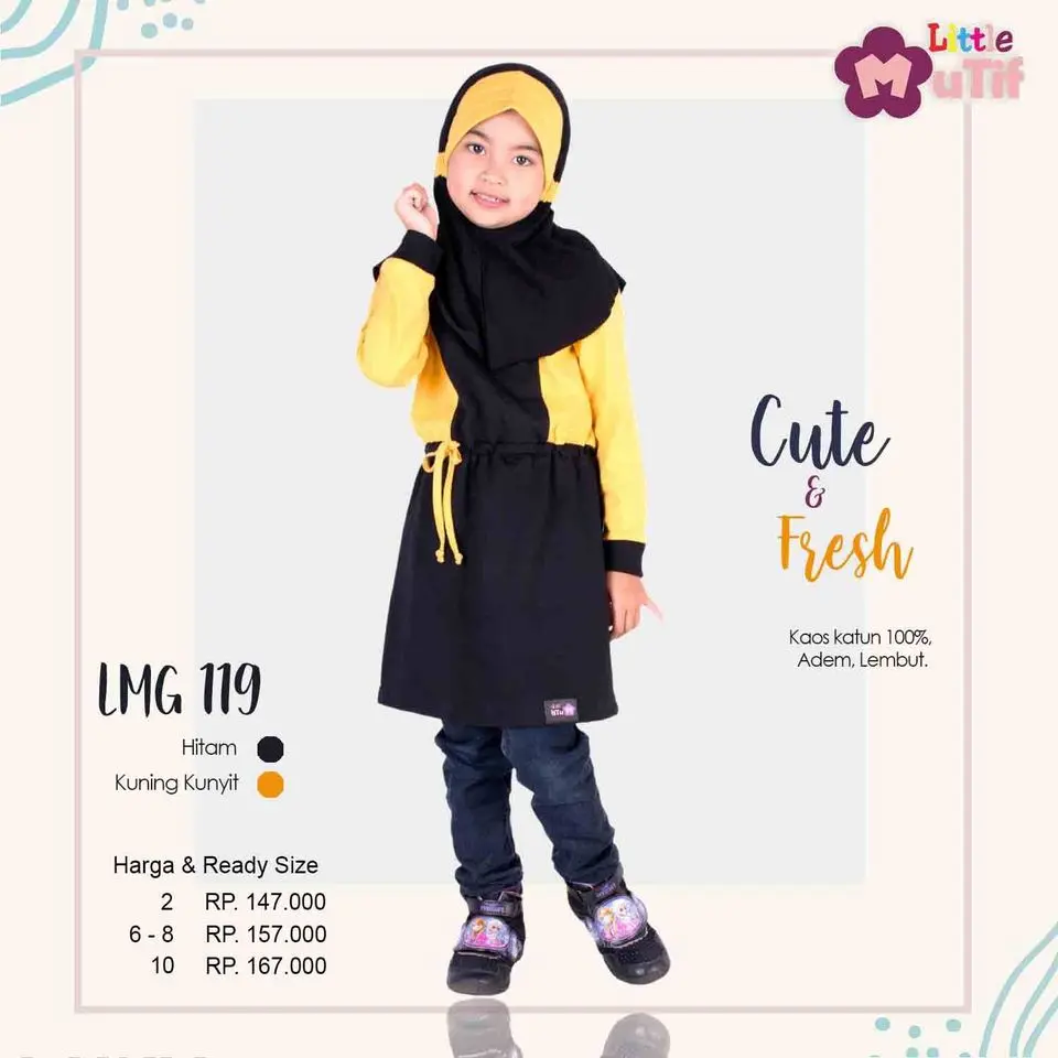 LMG 119 Hitam - Kuning Kunyit