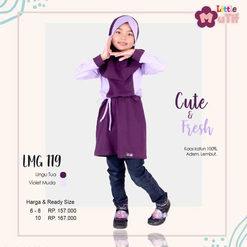 LMG 119 Ungu Tua - Violet Muda (6)