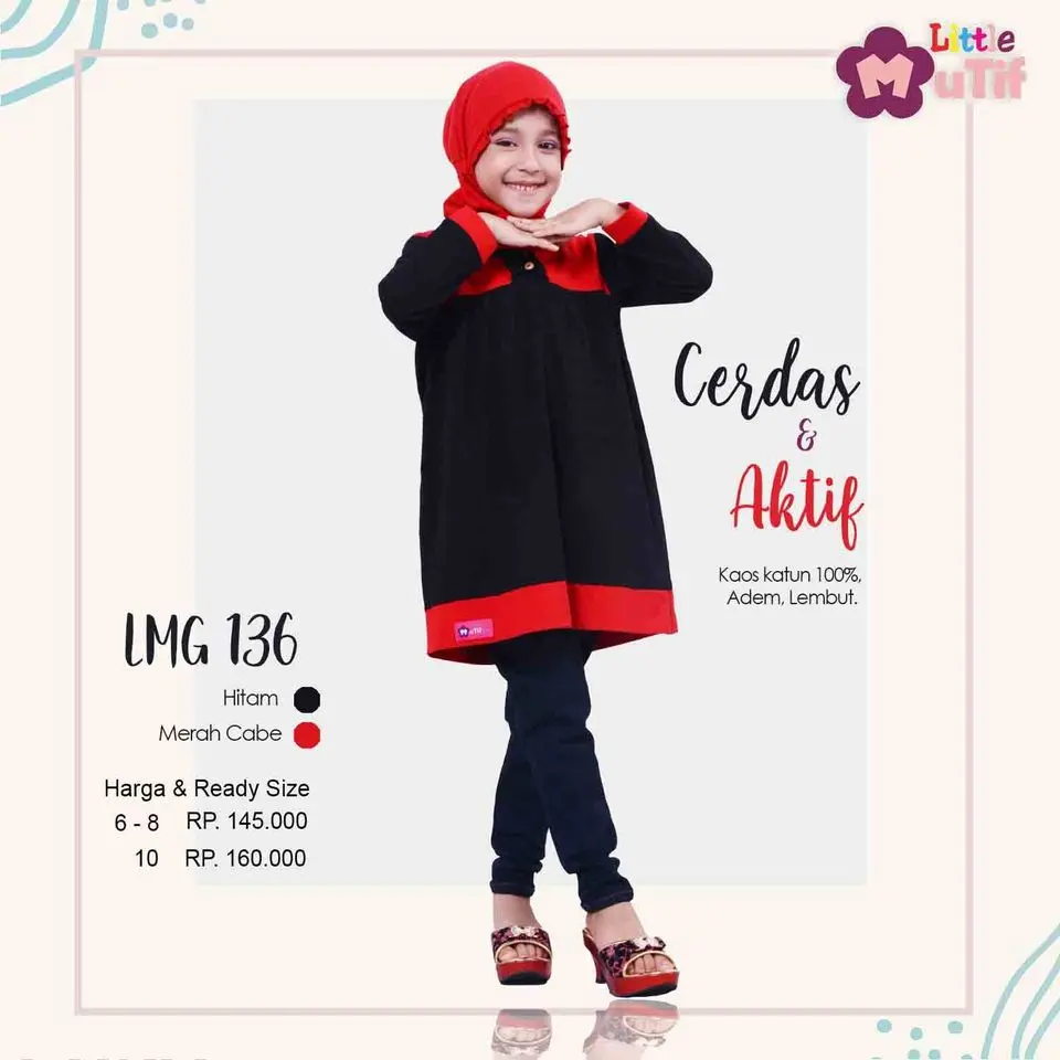 LMG 136 Hitam - Merah Cabe