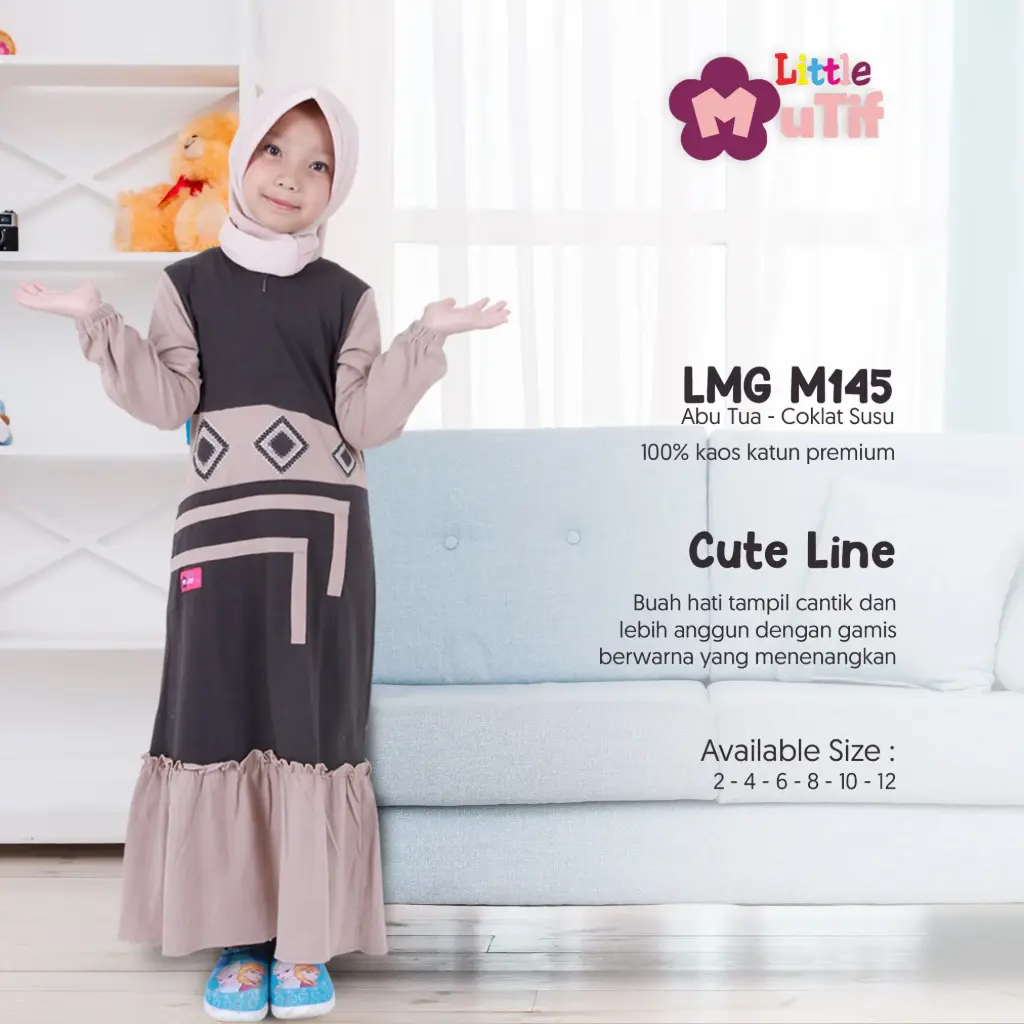LMG 145 Abu Tua - Coklat Susu