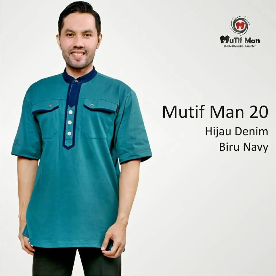 Koko MM 20 Hijau Denim - Biru Navy