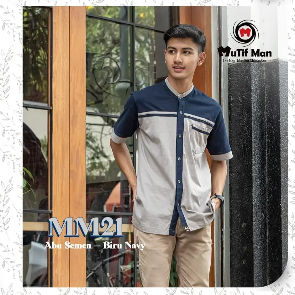 Koko MM 21 Abu Semen - Biru Navy