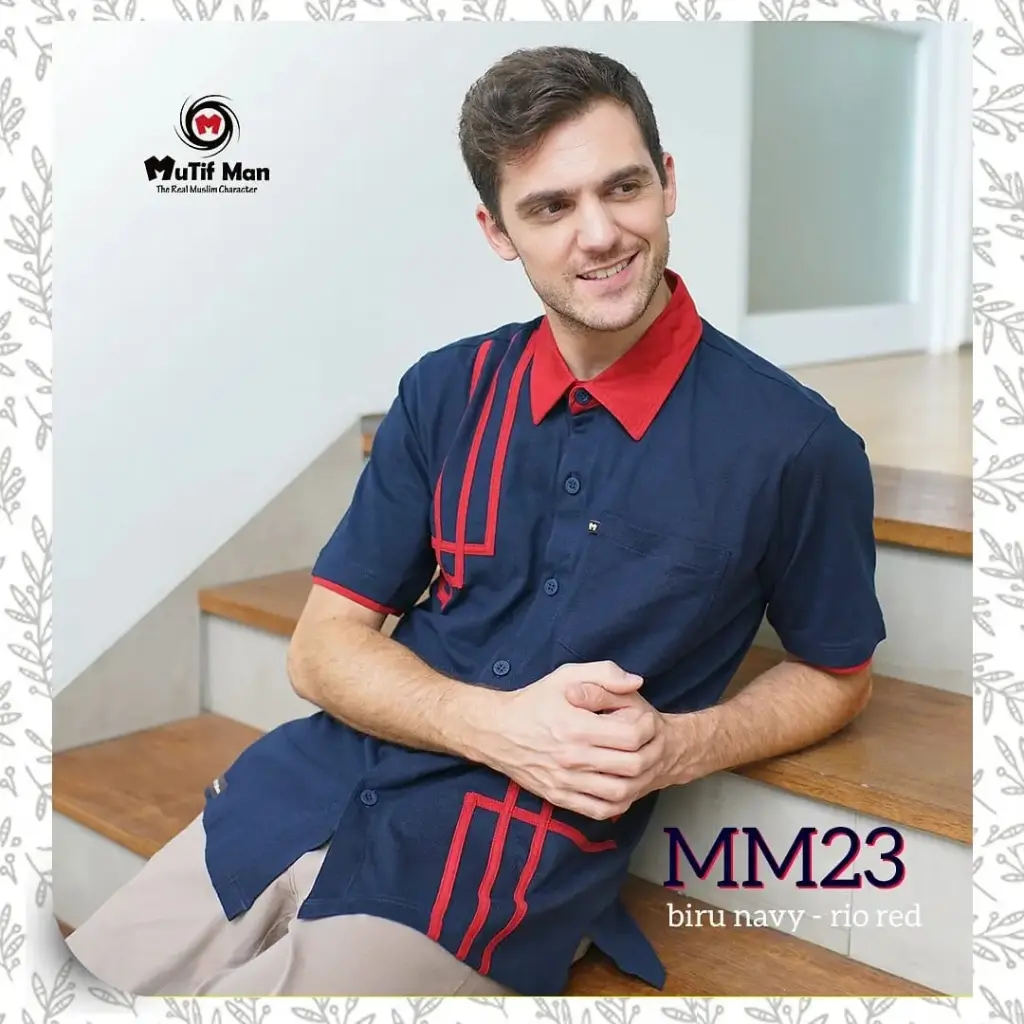 Koko MM 23 Biru Navy - Rio Red