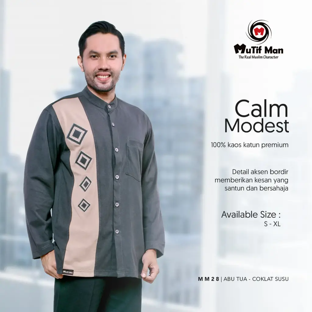 Koko MM 28 Abu Tua - Coklat Susu