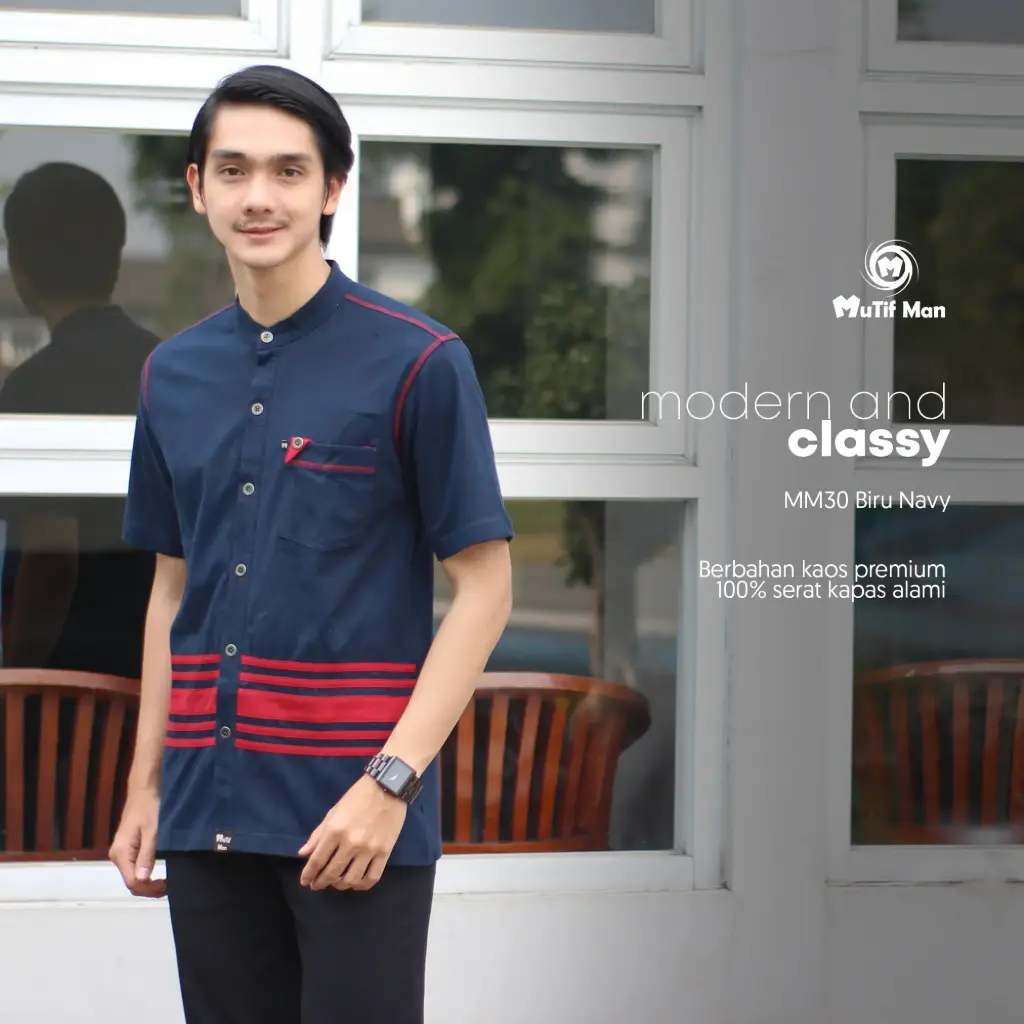 Koko MM 30 Biru Navy - Rio Red