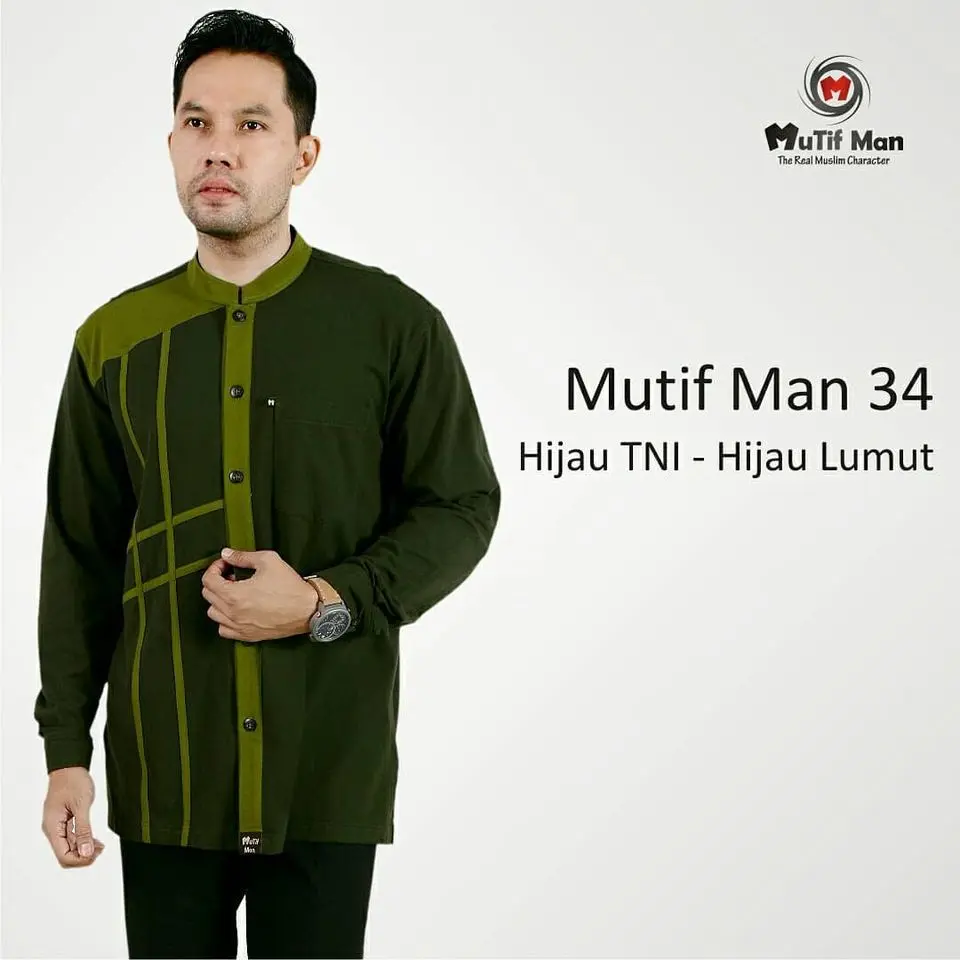 Koko MM 34 Hijau TNI - Hijau Lumut