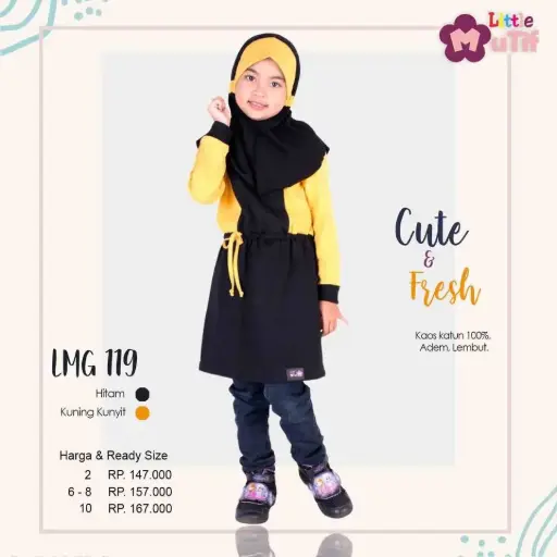 LMG 119 Hitam - Kuning Kunyit