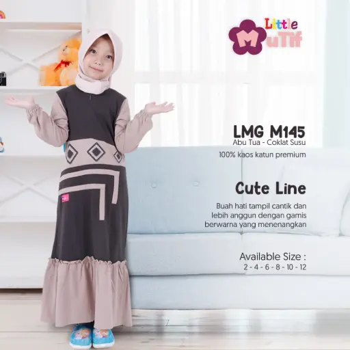 LMG 145 Abu Tua - Coklat Susu