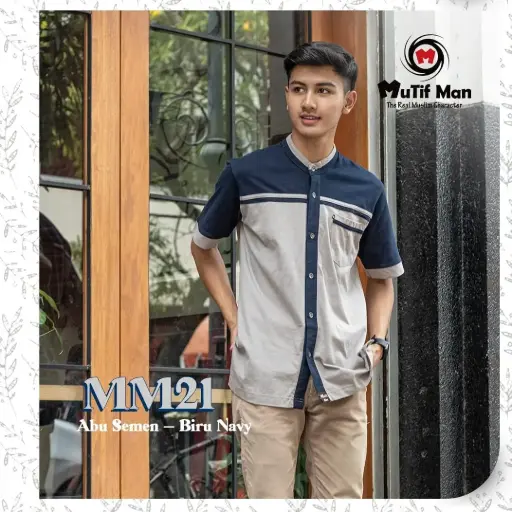 Koko MM 21 Abu Semen - Biru Navy