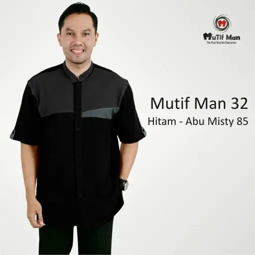 Koko MM 32 Hitam - Abu Misty 85