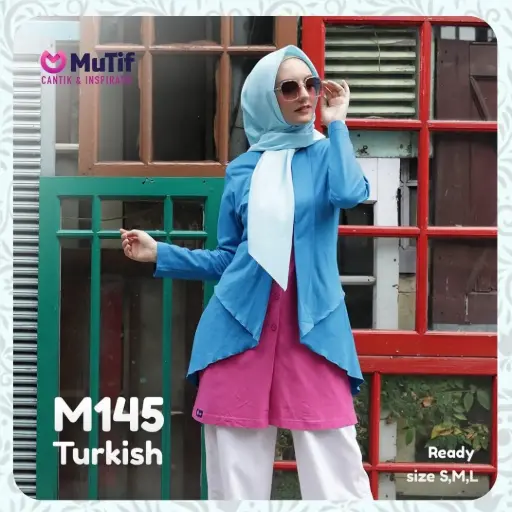 Tunik Mutif 145 Turkis Tua - Very Berry